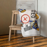 Montevideo Uruguay Uruguayische Flagge Strandtuch Pooltuch Bad Sauna Badezimmer Urlaub Reise Sommer Handtücher Geschenk Strandtuch Pooltuch