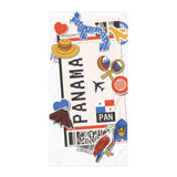 Panama Panamanian Flag Beach Towel Pool Towel Bath Sauna Bathroom Vacation Travel Summer Towels Gift Beach Towel Pool Towel