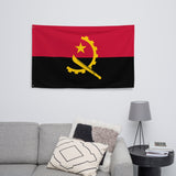 Bandera de Angola, decoración de pared, arte impreso, pancarta, ideas para regalos