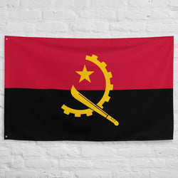 Bandera de Angola, decoración de pared, arte impreso, pancarta, ideas para regalos