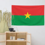 Burkina Faso Flag Wall Decor Art Print Banner Gift Ideas