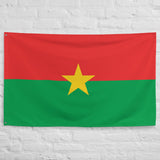 Burkina Faso Flag Wall Decor Art Print Banner Gift Ideas