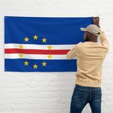 Cabo Verde Verdean Flag Wall Decor Art Print Banner Gift Ideas