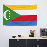 Ideas para regalar en pancartas con la bandera de Comoras para decorar la pared