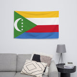 Ideas para regalar en pancartas con la bandera de Comoras para decorar la pared