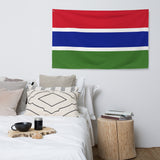 Gambia Gambian Flag Wall Decor Art Print Banner Gift Ideas