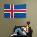 Ideas para regalos con la bandera de Islandia, decoración de pared, arte impreso