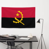 Bandera de Angola, decoración de pared, arte impreso, pancarta, ideas para regalos