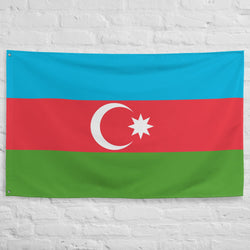 Bandera de Azerbaiyán, decoración de pared, arte impreso, ideas para regalos