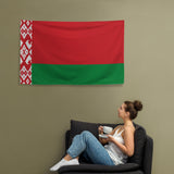 Belarus Belarusian Flag Wall Decor Art Print Banner Gift Ideas