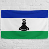 Lesotho Basotho Flag Wall Decor Art Print Banner Gift Ideas