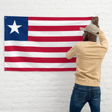 Liberia Liberian Flag Wall Decor Art Print Banner Gift Ideas