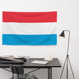 Luxembourg Luxembourgish Flag Wall Decor Art Print Banner Gift Ideas