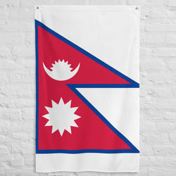 Bandera de Nepal, decoración de pared, arte impreso, ideas para regalos