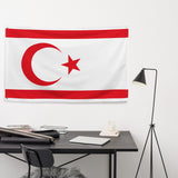 Northern Cyprus Flag Wall Decor Art Print Banner Gift Ideas