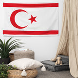 Northern Cyprus Flag Wall Decor Art Print Banner Gift Ideas