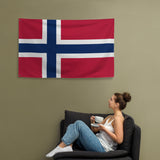 Norway Norwegian Flag Wall Decor Art Print Banner Gift Ideas