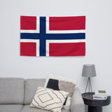 Norway Norwegian Flag Wall Decor Art Print Banner Gift Ideas