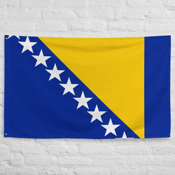 Bandera de Bosnia y Herzegovina para decoración de pared, arte impreso, ideas para regalos