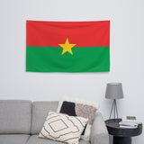 Burkina Faso Flag Wall Decor Art Print Banner Gift Ideas