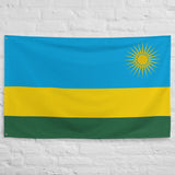 Rwanda Rwandan Flag Wall Decor Art Print Banner Gift Ideas