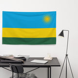 Rwanda Rwandan Flag Wall Decor Art Print Banner Gift Ideas