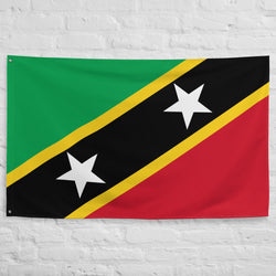 St. Kitts und Nevis Flagge Wanddekoration Kunstdruck Banner Geschenkideen