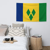 Saint Vincent and the Grenadines Flag Wall Decor Art Print Banner Gift Ideas