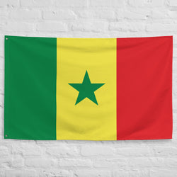 Decoración de pared con la bandera senegalesa de Senegal, ideas para regalos