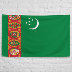 Bandera de Turkmenistán, decoración de pared, arte impreso, pancarta, ideas para regalos