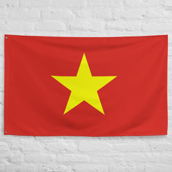 Ideas para regalos con la bandera vietnamita de Vietnam para decorar paredes con arte impreso