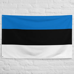 Bandera de Estonia, decoración de pared, arte, impresión, pancarta, ideas para regalos