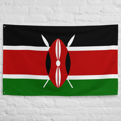 Ideas para regalos con la bandera de Kenia para decorar paredes con arte impreso