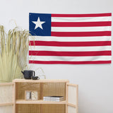 Liberia Liberian Flag Wall Decor Art Print Banner Gift Ideas