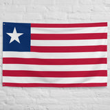 Liberia Liberian Flag Wall Decor Art Print Banner Gift Ideas
