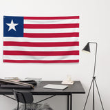 Liberia Liberian Flag Wall Decor Art Print Banner Gift Ideas