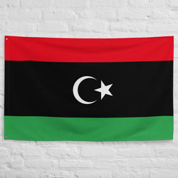 Bandera de Libia, decoración de pared, arte, impresión, pancarta, ideas para regalos