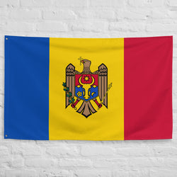 Bandera de Moldavia, decoración de pared, arte, impresión, pancarta, ideas para regalos