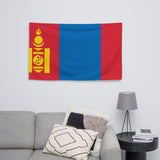 Mongolia Mongolian Flag Wall Decor Art Print Banner Gift Ideas