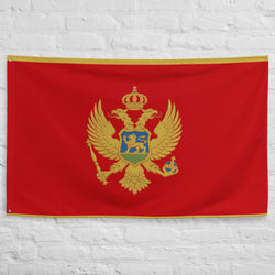 Bandera de Montenegro, decoración de pared, arte impreso, ideas para regalos