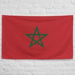 Ideas para regalos con la bandera marroquí para decorar la pared con arte impreso