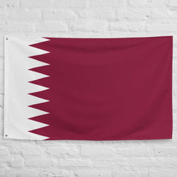 Bandera de Qatar, decoración de pared, arte impreso, ideas para regalos
