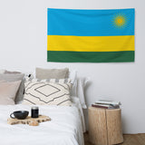 Rwanda Rwandan Flag Wall Decor Art Print Banner Gift Ideas
