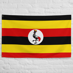 Bandera de Uganda, decoración de pared, arte, impresión, pancarta, ideas para regalos