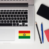Bolivien Bolivianische Flagge Laptop Aufkleber Aufkleber Aufkleber Reise Souvenir Geschenkidee
