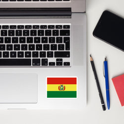 Bolivien Bolivianische Flagge Laptop Aufkleber Aufkleber Aufkleber Reise Souvenir Geschenkidee
