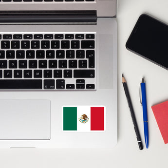 Mexico Mexican Flag Sticker Decal Stickers Laptop decal  Travel Souvenir Tourist Beach Lover Food Destination Patriot Gifts
