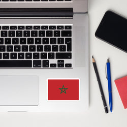 Marokko Marokkanische Flagge Laptop Aufkleber Aufkleber Aufkleber Reise Souvenir Geschenkidee