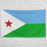 Djibouti Djiboutian Flag Wall Decor Art Print Banner Gift Ideas