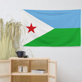 Djibouti Djiboutian Flag Wall Decor Art Print Banner Gift Ideas